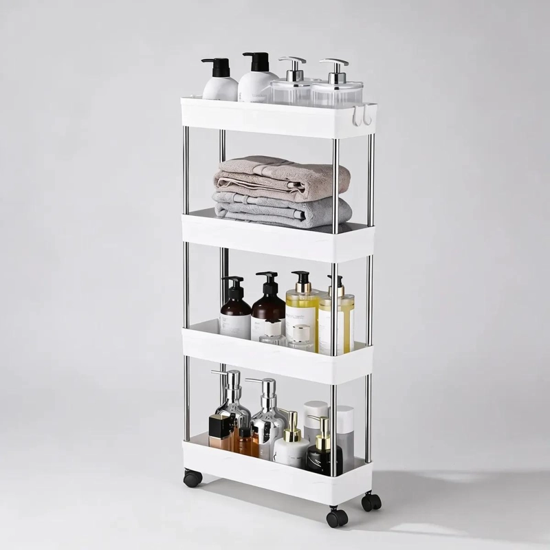 CARRITO ORGANIZADOR MULTIFUNCIONAL DE 4 NIVELES PARA HOGAR - 7