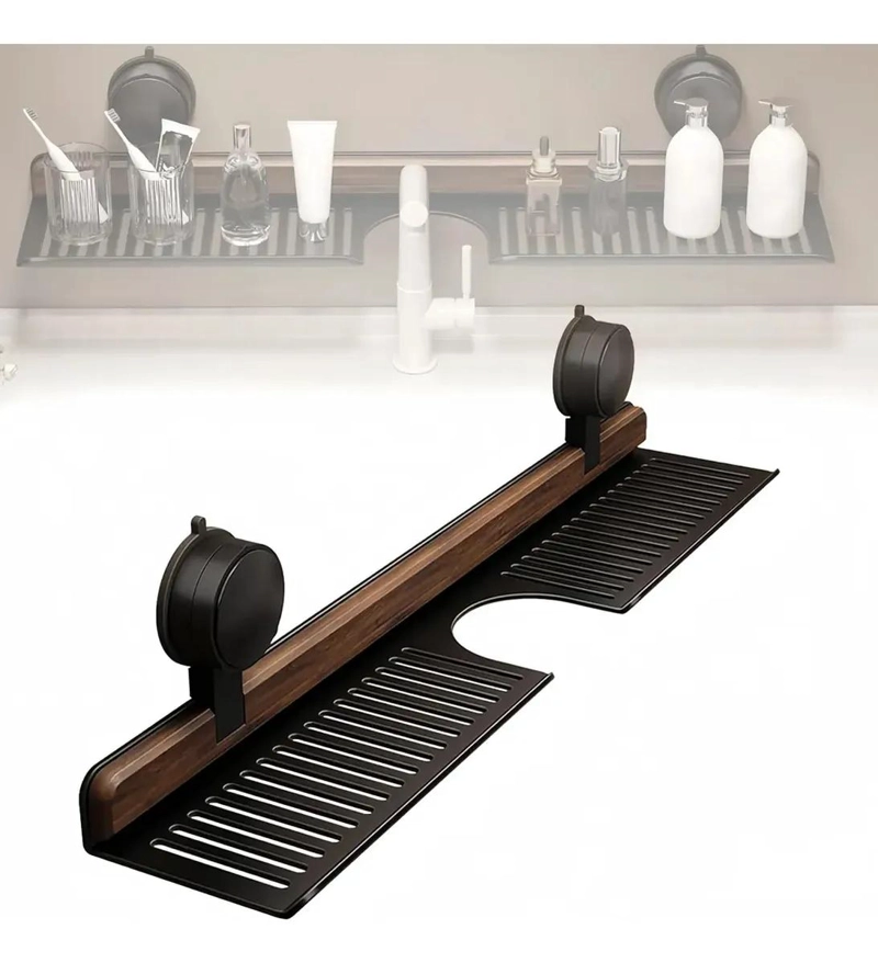 ORGANIZADOR DE BAÑO PARA LAVAMANOS DE ALUMINIO 50 CM - 2