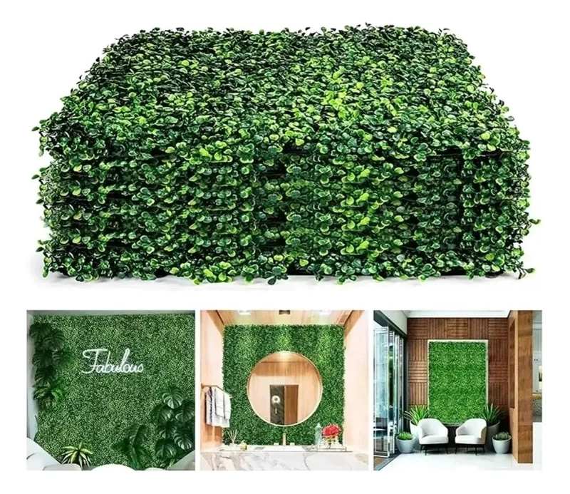 PACK DE 10 PALMETAS DE PASTO SINTE TICO PARA DECORACION INTERIOR Y EXTERIOR - 1