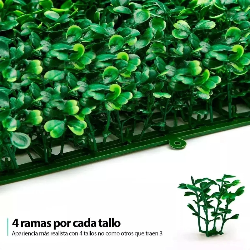 PACK DE 10 PALMETAS DE PASTO SINTE TICO PARA DECORACION INTERIOR Y EXTERIOR - 3