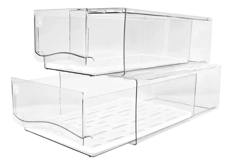 PACK ORGANIZADOR REFRIGERADOR DRENAJE S Y L COLOR BLANCO - 6