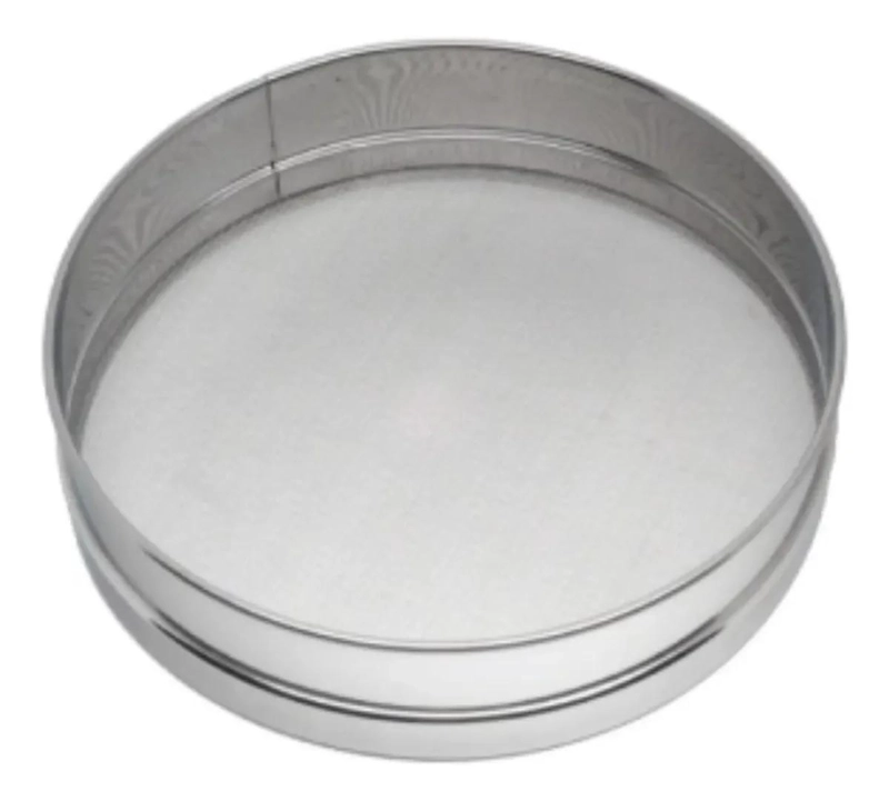 COLADOR DE ACERO INOXIDABLE 22 CM CON MALLA FINA PARA TAMIZAR - 1