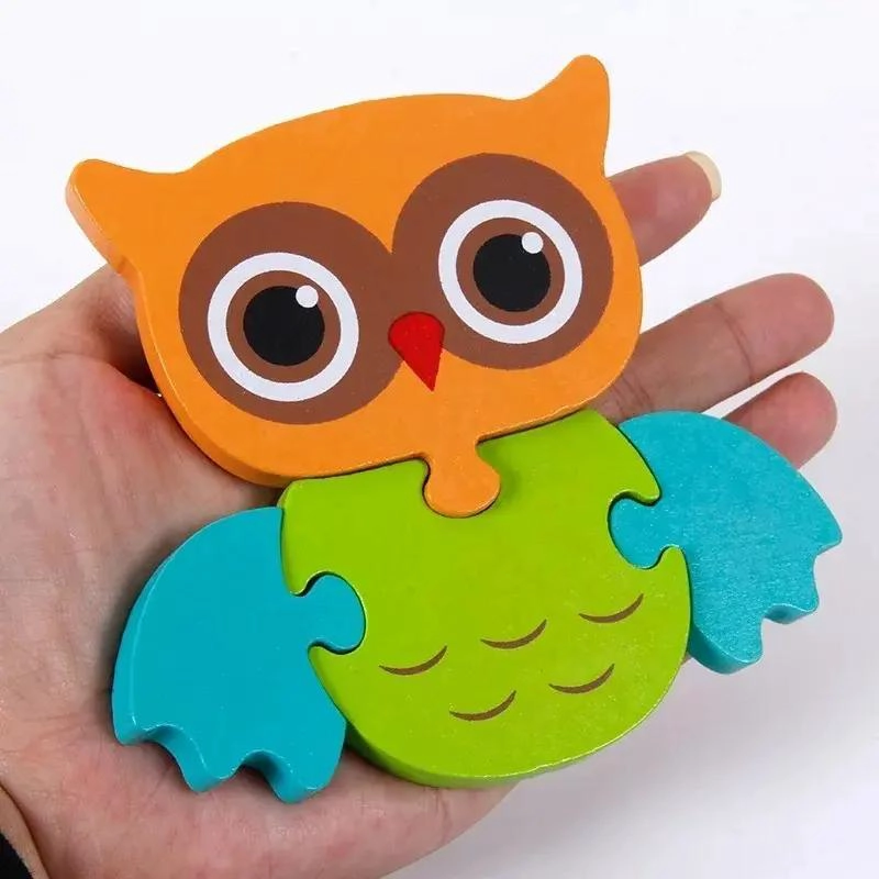 ROMPECABEZAS DE MADERA EDUCATIVOS PARA NIÑOS PACK DE 6 - 5