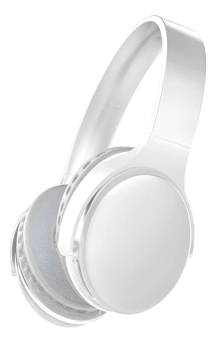 AUDIFONOS BLUETOOTH INALAMBRICOS BLANCOS CON MICROFONO - 1