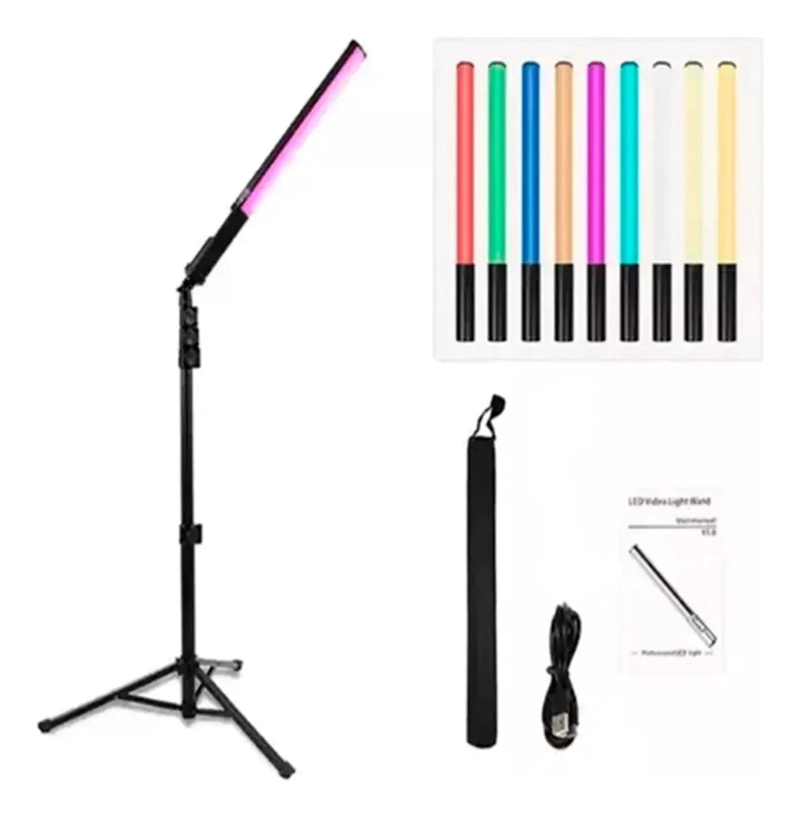 LAMPARA LED PORTATIL RGB PARA FOTOGRAFIA Y VIDEOGRAFIA - 7