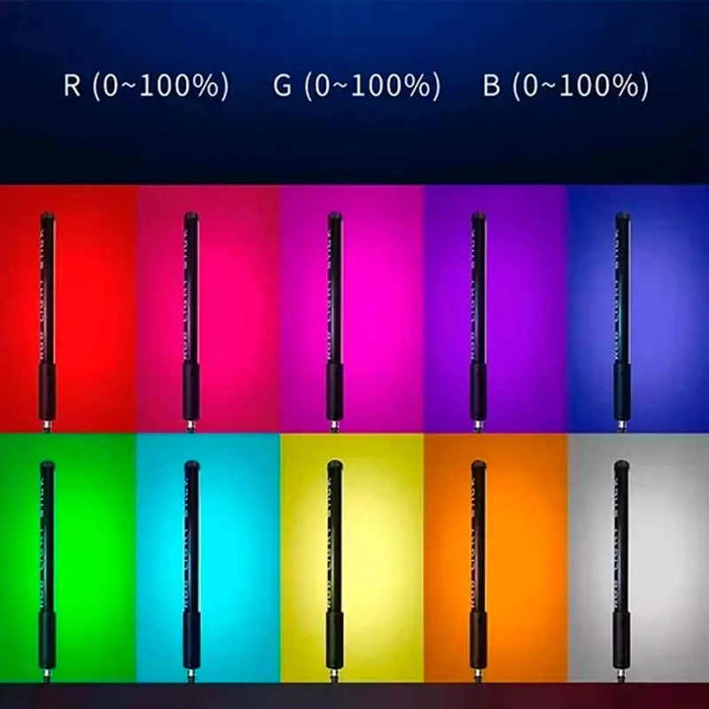 LAMPARA LED PORTATIL RGB PARA FOTOGRAFIA Y VIDEOGRAFIA - 8