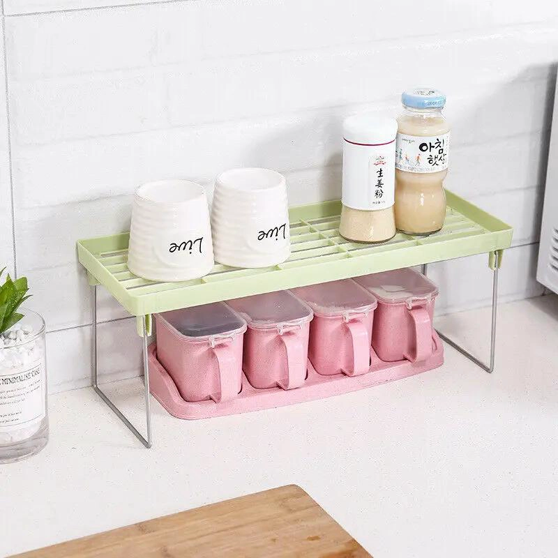 ORGANIZADOR DE COCINA DE 2 NIVELES PARA ALMACENAMIENTO EFICIENTE - 8