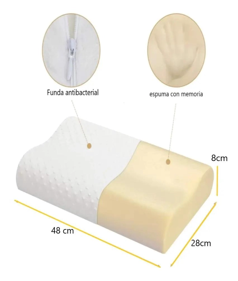 ALMOHADA ORTOPE DICA CERVICAL CON MEMORIA PARA UN SUEÑO REPARADOR - 9