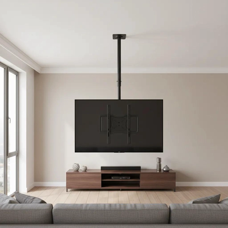 SOPORTE DE TECHO AJUSTABLE PARA TV DE 14 A 42 PULGADAS - 8