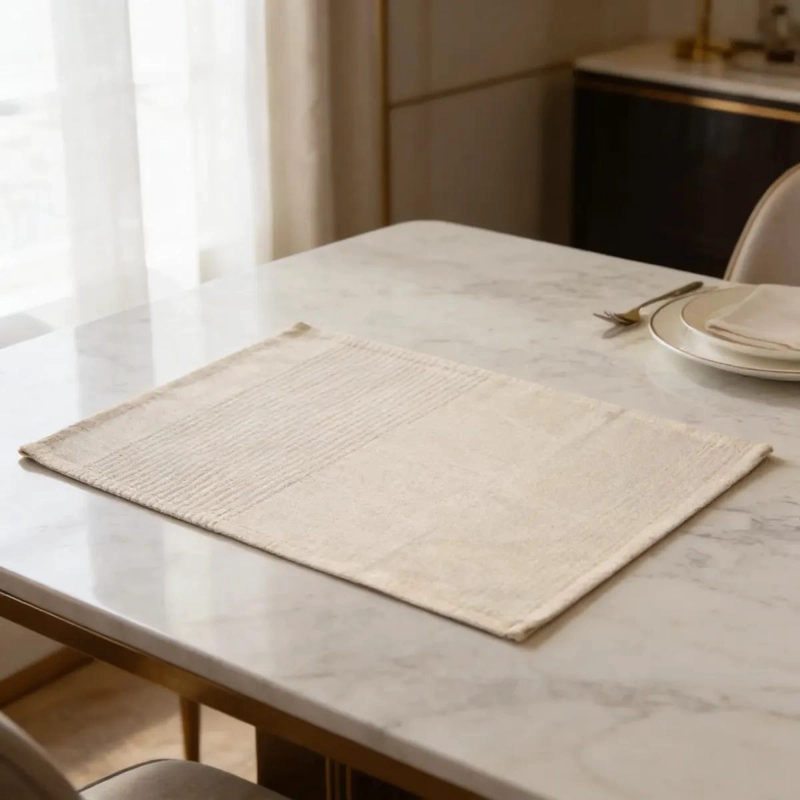 SET DE 4 INDIVIDUALES NATURALES 30X40 CM PARA MESA - 1