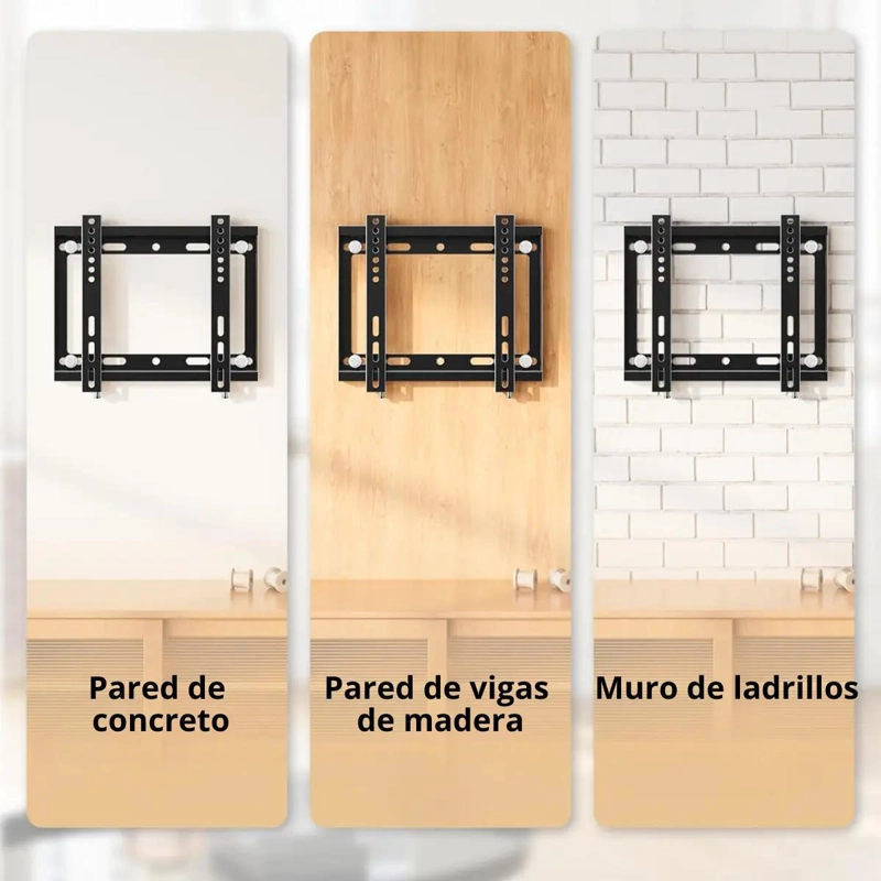 SOPORTE DE PARED PARA TELEVISOR DE 14 A 42 PULGADAS - 5
