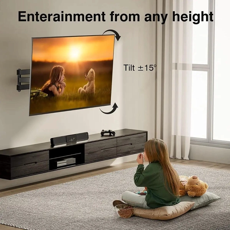 SOPORTE DE PARED PARA TV MOVIL DE 10 A 32 PULGADAS - 2