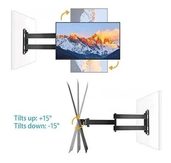 SOPORTE DE PARED PARA TV MOVIL DE 10 A 32 PULGADAS - 4