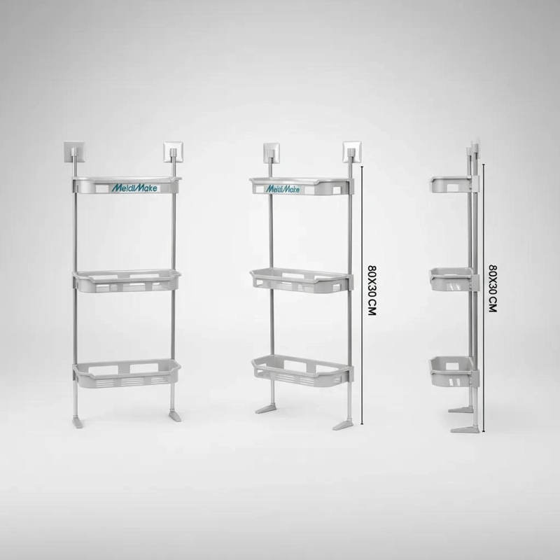 ORGANIZADOR ESQUINERO DE BAÑO O DUCHA 3 NIVELES 80X30 CM - 2