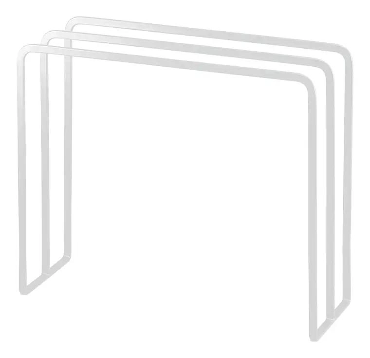 COLGADOR DE PAÑOS DE COCINA BLANCO CON GANCHOS ADICIONALES - 1