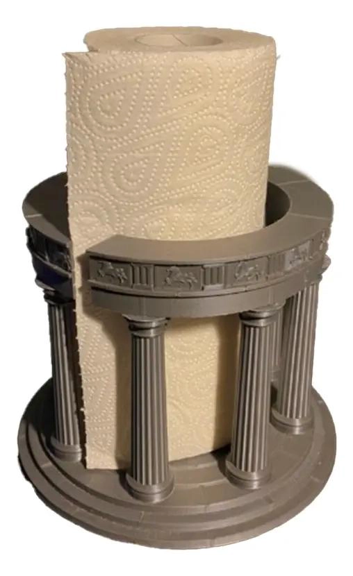 SOPORTE VERTICAL PARA PAPEL DE COCINA ELEGANTE Y FUNCIONAL - 1