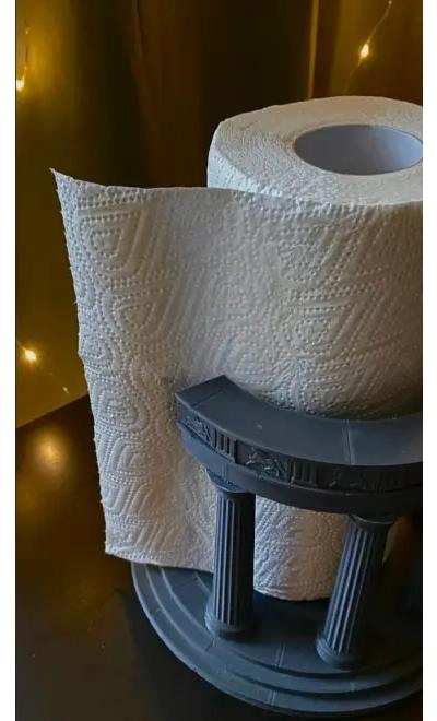 SOPORTE VERTICAL PARA PAPEL DE COCINA ELEGANTE Y FUNCIONAL - 6