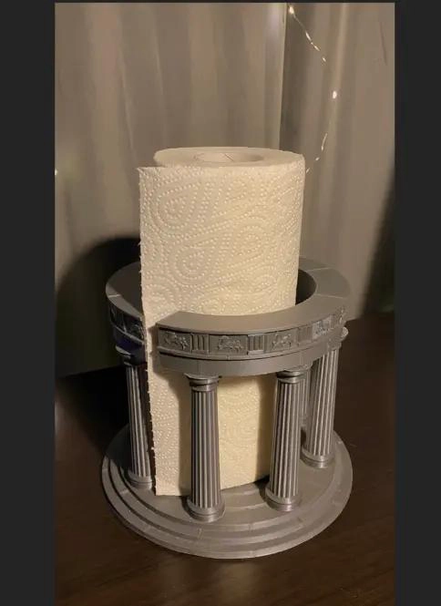 SOPORTE VERTICAL PARA PAPEL DE COCINA ELEGANTE Y FUNCIONAL - 7