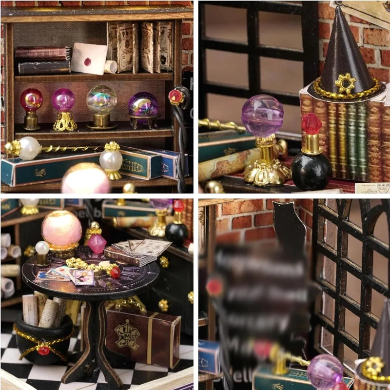 PUZZLE 3D ARMABLE MOON MAGIC PARA DECORAR ESTANTERIAS - 3