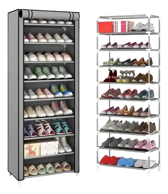 ZAPATERO VERTICAL ORGANIZADOR DE 10 NIVELES PARA 30 PARES - 2