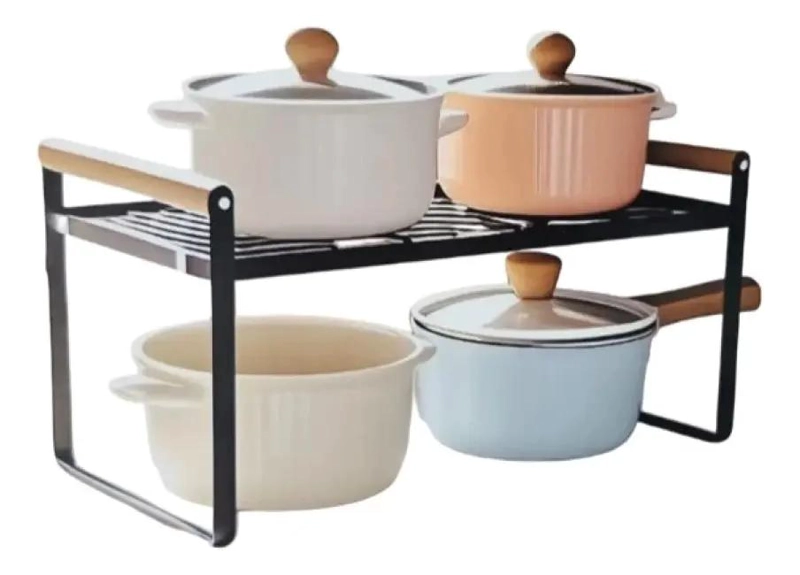 ESTANTE ORGANIZADOR EXTENSIBLE PARA COCINA Y BAÑO - 1