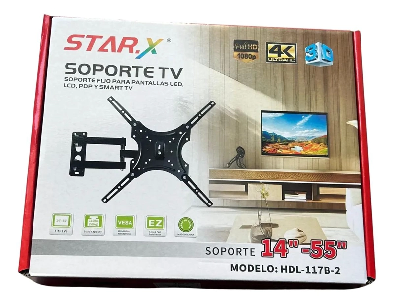 SOPORTE ARTICULADO PARA TELEVISORES DE 14 A 55 PULGADAS - 4