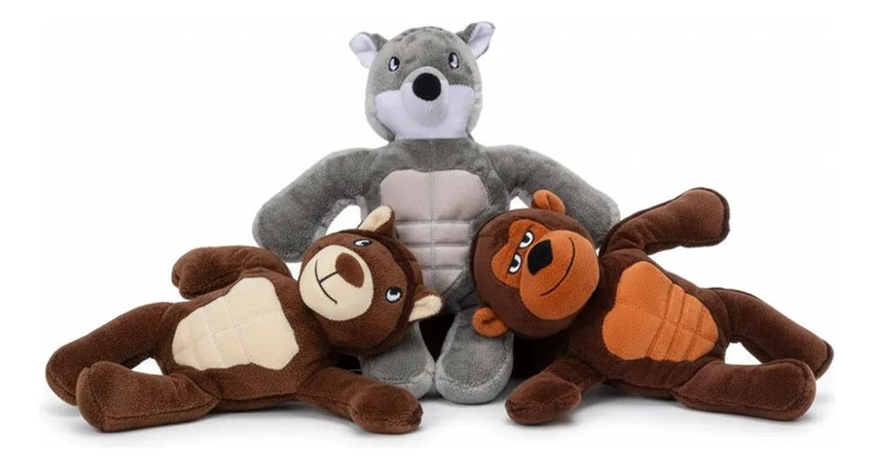 PELUCHE RESISTENTE PARA PERROS DE 35 CM DIVERSOS ANIMALES - 1