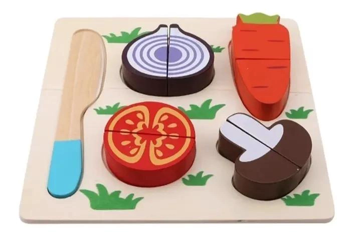 PUZZLE DIDACTICO DE MADERA CON CAJA REGISTRADORA PARA NIÑOS - 2