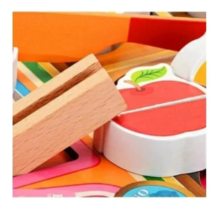 PUZZLE DIDACTICO DE MADERA CON CAJA REGISTRADORA PARA NIÑOS - 5