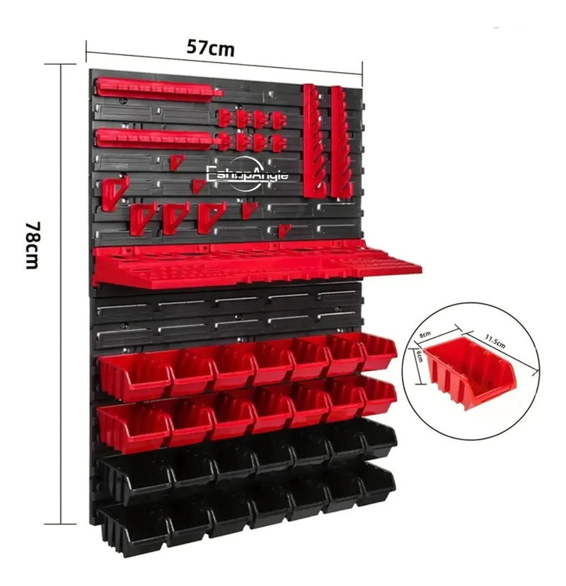 TABLERO ORGANIZADOR DE HERRAMIENTAS PARA MONTAJE EN PARED - 6