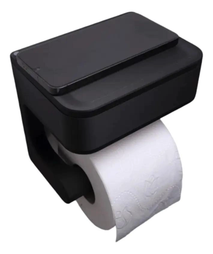 PORTA ROLLO HIGIE NICO MODERNO Y SOSTENIBLE PARA BAÑO - 1