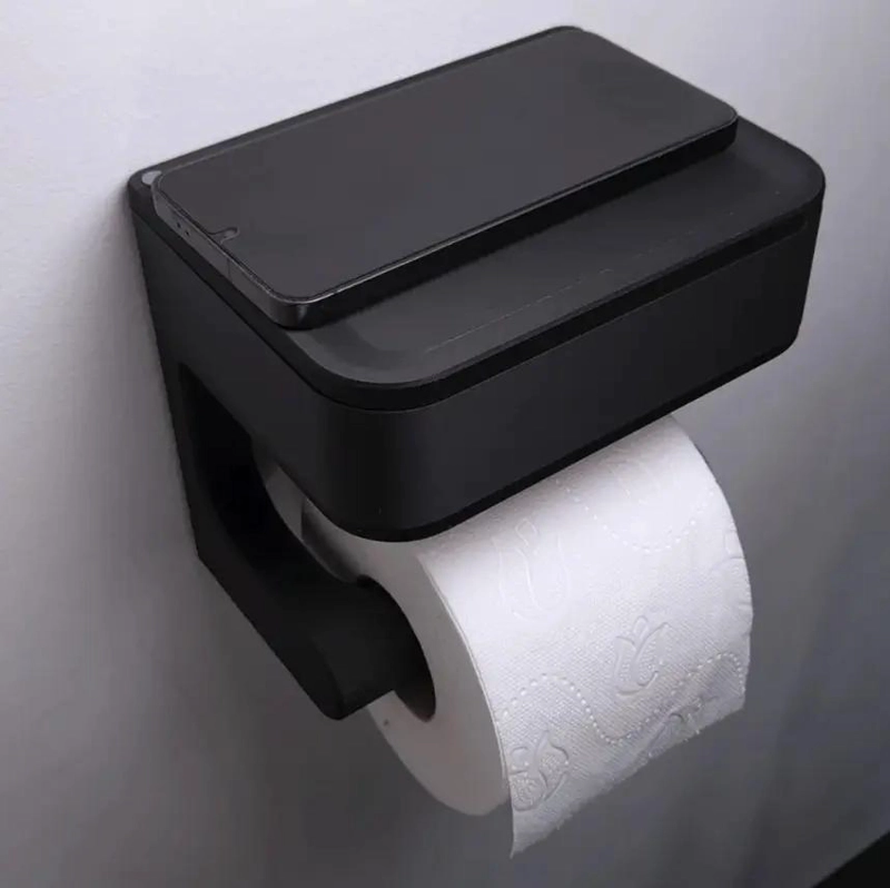 PORTA ROLLO HIGIE NICO MODERNO Y SOSTENIBLE PARA BAÑO - 2