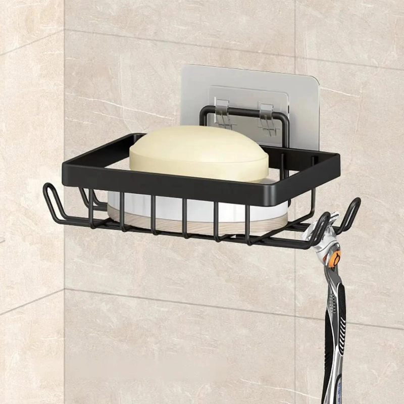 SET DE 5 ORGANIZADORES ADHESIVOS PARA BAÑO SIN PERFORAR - 8
