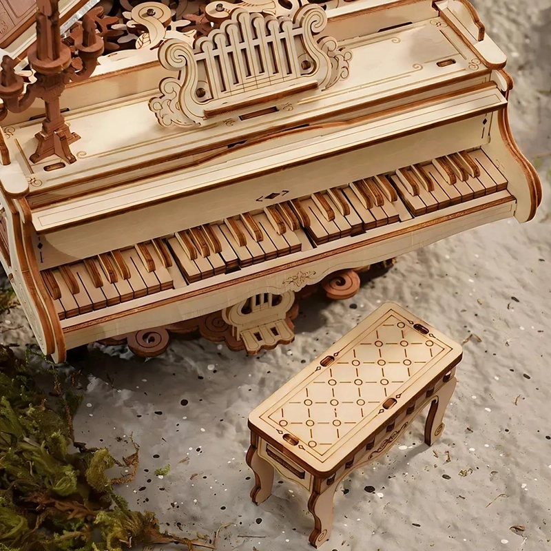 ROMPECABEZAS 3D DE MADERA PIANO MAGICO PARA ARMAR - 2