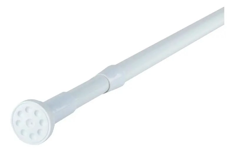 BARRA EXTENSIBLE PARA CORTINA DE BAÑO 25 MM AJUSTABLE 110 A 200 CM - 1