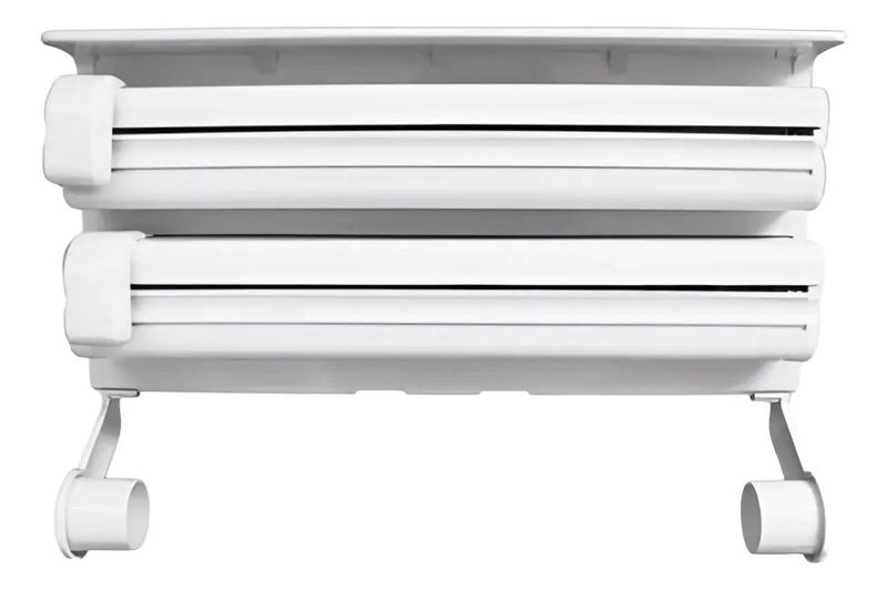 PORTARROLLO DISPENSADOR TRIPLE PARA COCINA CON CORTA FACIL - 7