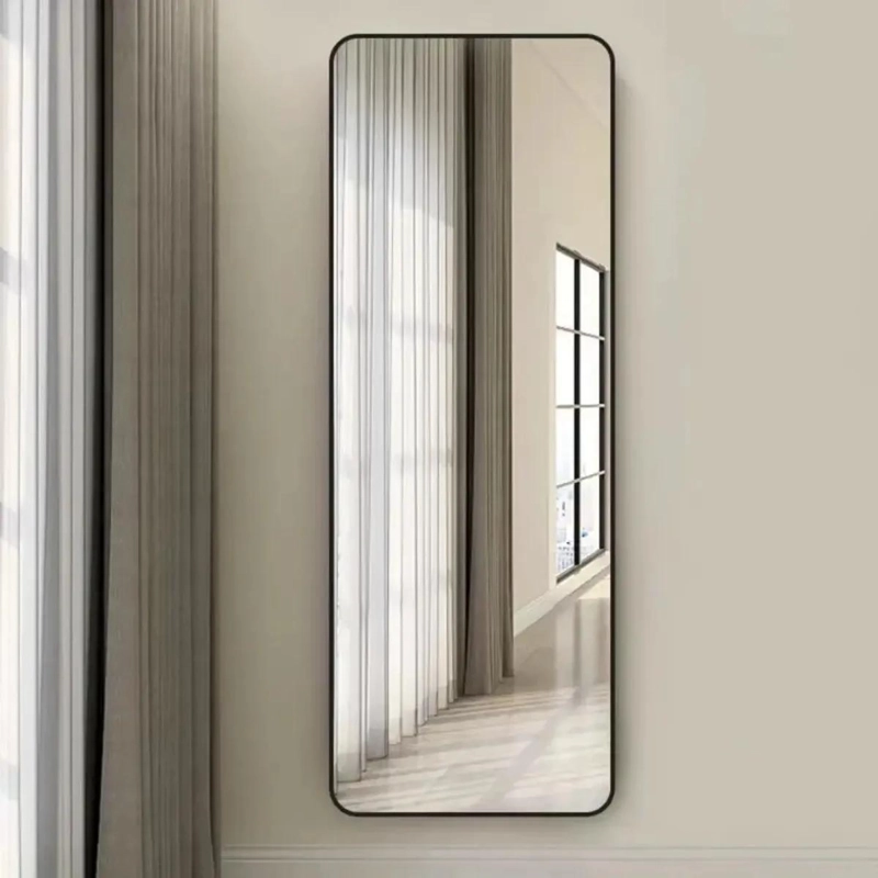 ESPEJO RECTANGULAR DE CUERPO ENTERO 150X40 CM CON SOPORTE ESTABLE - 3