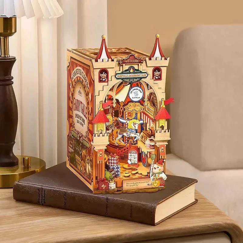 SEPARADOR DE LIBROS 3D PARQUE DE DIVERSIONES CON LED - 1