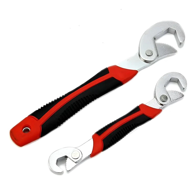 LLAVE AJUSTABLE MANUAL CON MANGO ANTIDESLIZANTE - 1