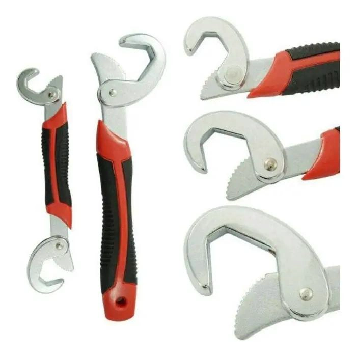 LLAVE AJUSTABLE MANUAL CON MANGO ANTIDESLIZANTE - 2