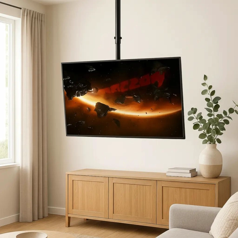 SOPORTE DE TECHO AJUSTABLE PARA TV DE 32 A 75 PULGADAS - 4