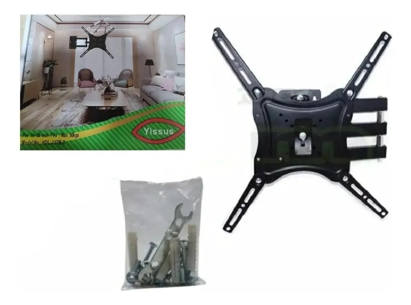 SOPORTE DE TV CON BRAZO ARTICULADO PARA PANTALLAS DE 14 A 55 PULGADAS - 8