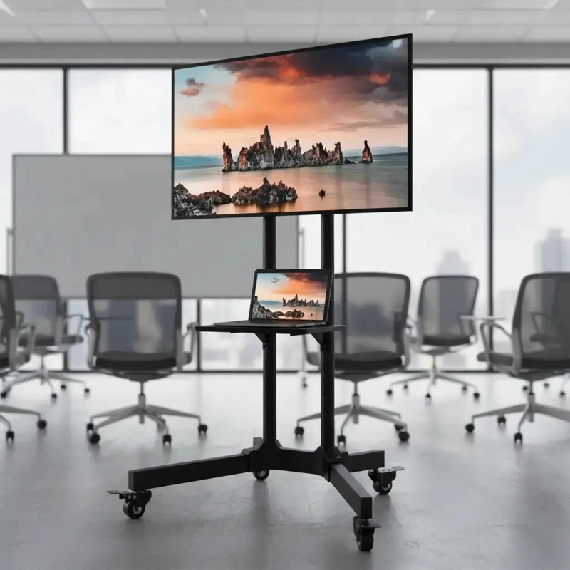SOPORTE MOVIL PARA TV LCD Y LED DE 32 A 70 PULGADAS - 4