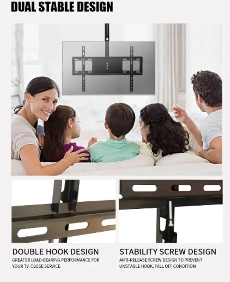 SOPORTE AJUSTABLE PARA TV DE TECHO O PARED 26-55 PULGADAS - 4