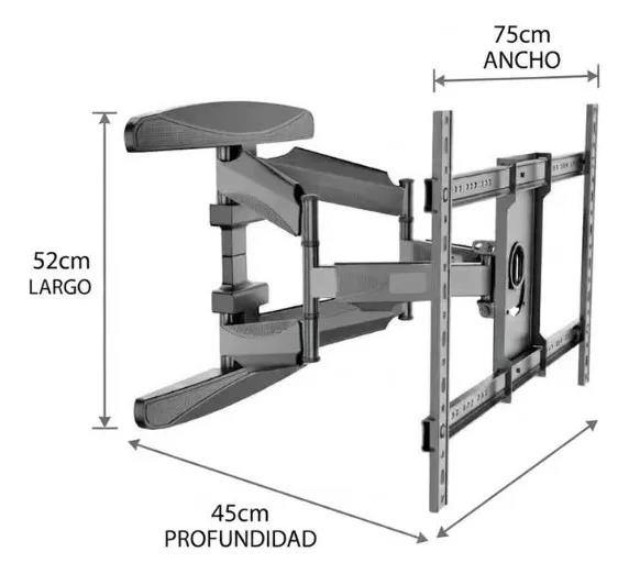 SOPORTE TV ARTICULADO PARA PANTALLAS DE 55 A 85 PULGADAS - 4