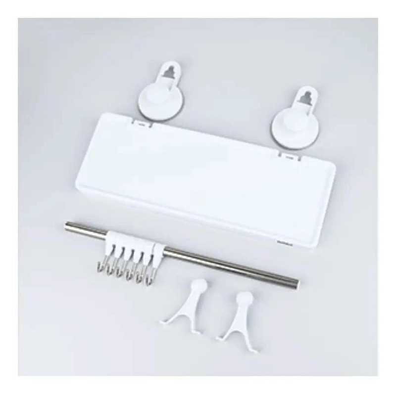 ORGANIZADOR DE DUCHA CON VENTOSA Y GANCHOS PARA BAÑO - 1