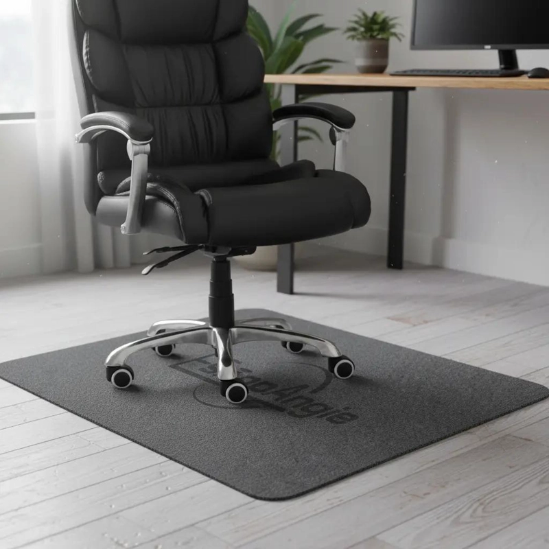 ALFOMBRILLA ANTIDESLIZANTE PARA SILLA DE OFICINA 120X90CM - 1