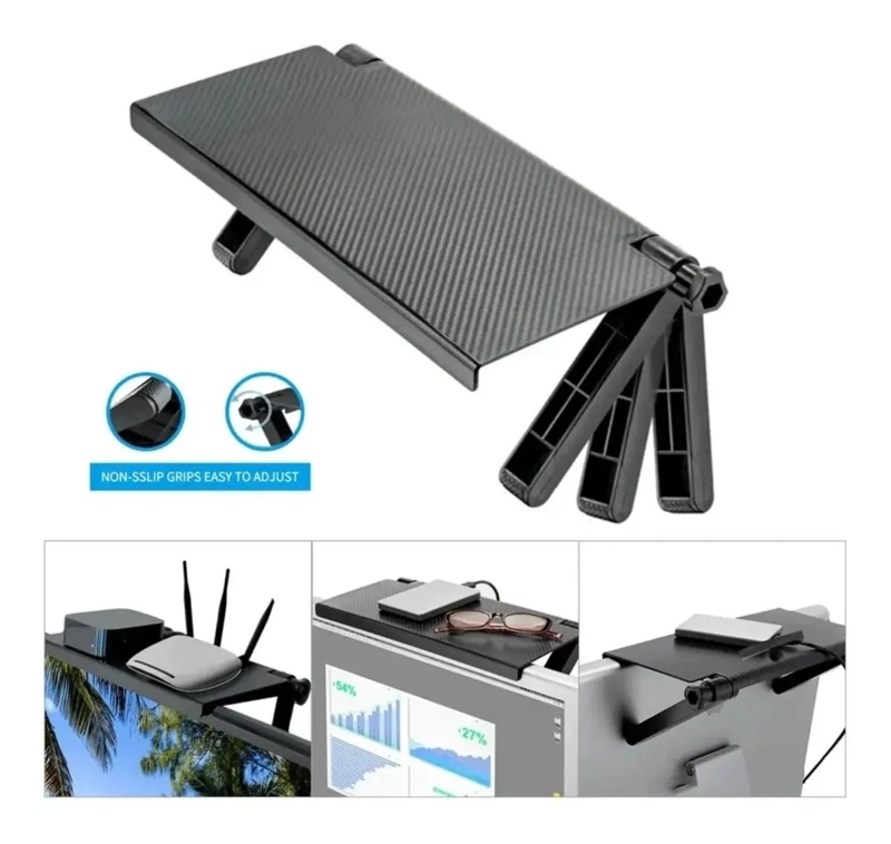 PACK DE 2 REPISAS PLEGABLES PARA SOPORTE DE PANTALLA TV - 3