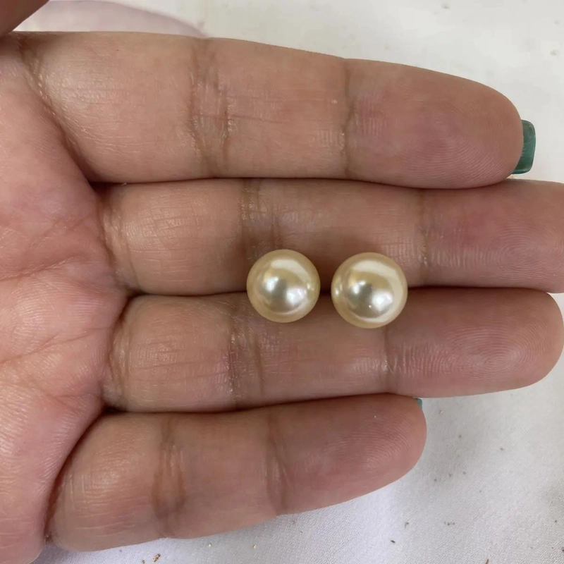 AROS DE PLATA 925 CON PERLA ARTIFICIAL Y DISEÑO FLORAL - 1