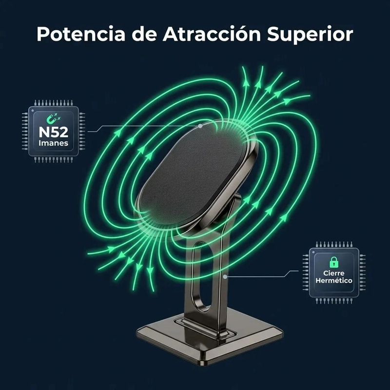 SOPORTE PARA CELULAR DE AUTO AJUSTABLE 360° - 3